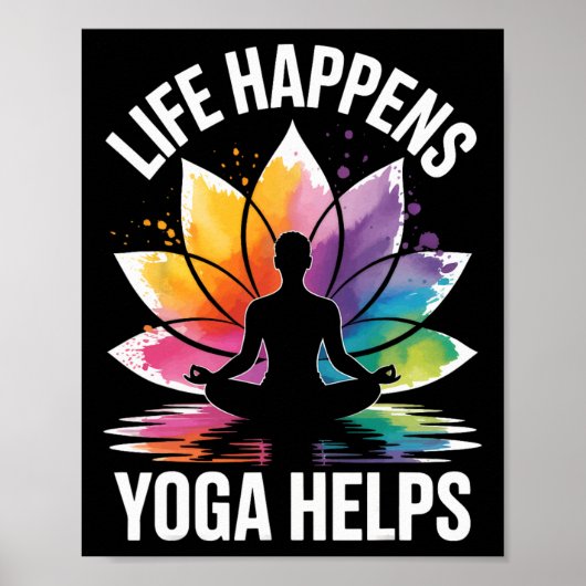 Poster Le Yoga Aide à Vivre  (Devant)