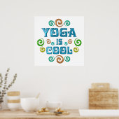 Poster Le yoga est Cool (Cuisine)
