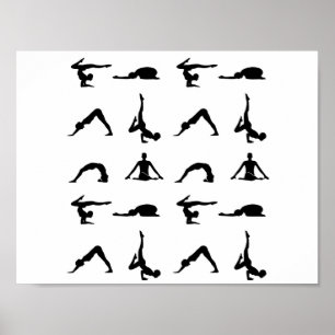 Poster Le yoga pose