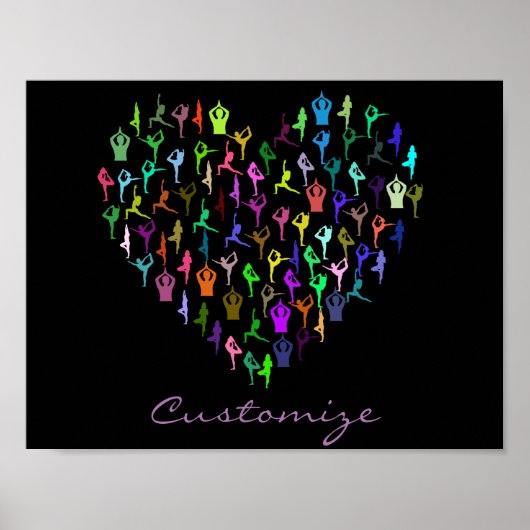 Poster Le Yoga Poses Coeur Thunder_Cove (Devant)