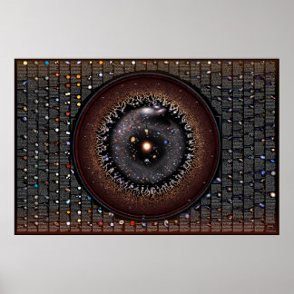 Poster LE ZOO CÉLESTIEL - Faune astronomique expliquée