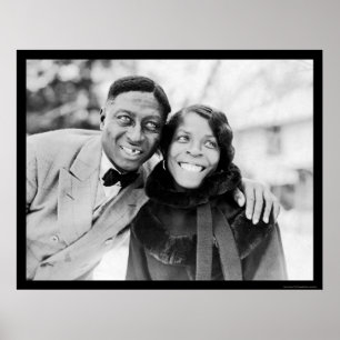 Poster Leadbelly & Martha Ledbetter 1935