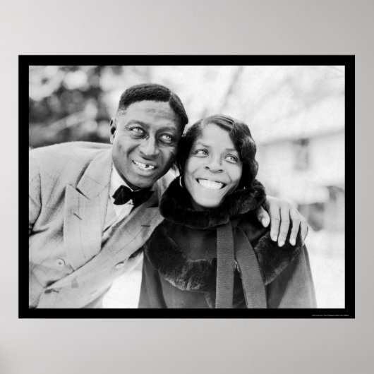 Poster Leadbelly & Martha Ledbetter 1935 (Devant)