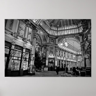 Poster Leadenhall Market City Londres Angleterre Royaume-