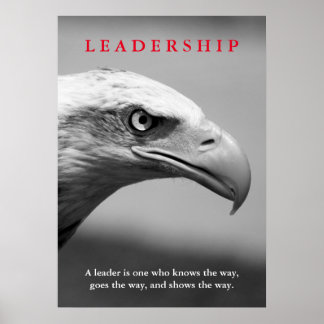 Poster Leadership de l'aigle américain