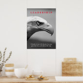 Poster Leadership de l'aigle américain (Cuisine)