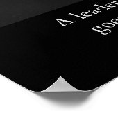 Poster Leadership motivationnel de l'aigle américain (Coin)