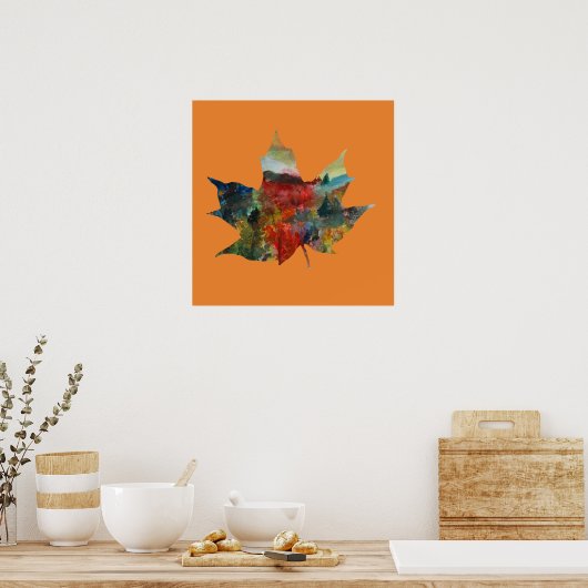 Poster Leaf Art, Fall, Autumn Leaf (Cuisine)