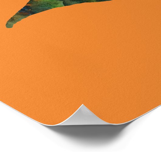 Poster Leaf Art, Fall, Autumn Leaf (Coin)