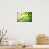Poster Leaf Close-up Calm Tranquil Nature Season (Cuisine)