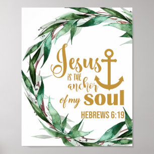 Poster Leafy Christian/Bible