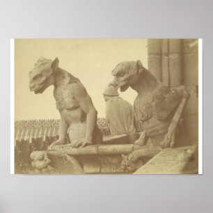 Poster Leaning Gargoyles