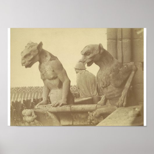 Poster Leaning Gargoyles (Voorkant)