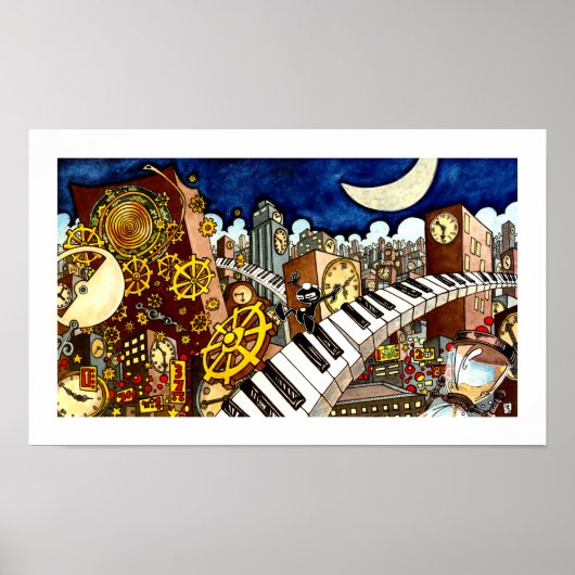 Poster Leap - Clocklands - 18 x 11 (Devant)