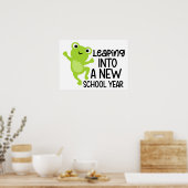 Poster Leaping Into Learning – Fun & Fresh Start Design (Cuisine)
