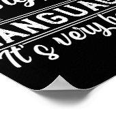 Poster Learn Sign Language Asl Teacher Deaf Awareness  (Coin)