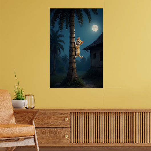 Poster Learning to Climb – Cute Cat Moment (Salon 2)