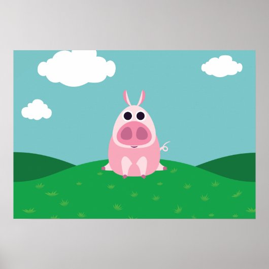Poster Leary le cochon (Devant)