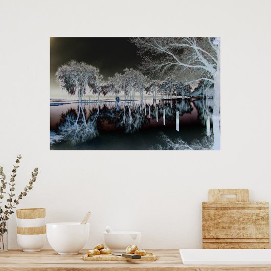 Poster L'Eau S'Étend Profondément (Cuisine)