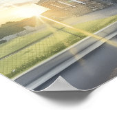 Poster L'éblouissement du soleil le matin (Coin)