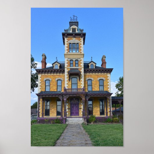 Poster Lebold Mansion, Abilene, Kansas (Devant)