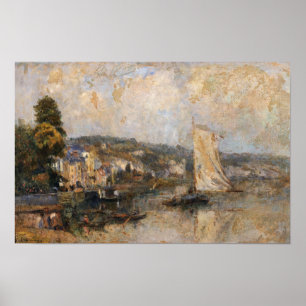 Poster Lebourg - La Seine Dans Les Environs De...