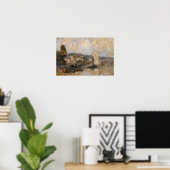 Poster Lebourg - La Seine Dans Les Environs De... (Bureau à domicile)