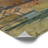 Poster Lebourg - Le Louvre Et Le Pont Des Arts (Coin)