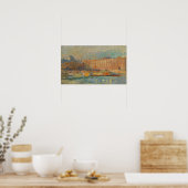 Poster Lebourg - Le Louvre Et Le Pont Des Arts (Cuisine)