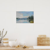 Poster Lebourg - Le pont de la Maison Laffittes (Cuisine)