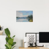 Poster Lebourg - Le pont de la Maison Laffittes (Bureau à domicile)