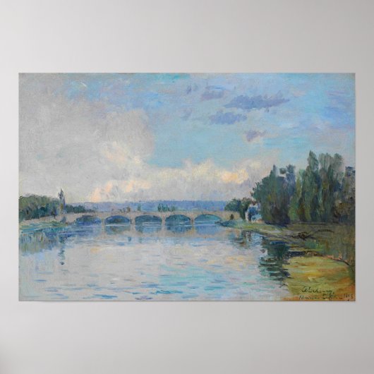 Poster Lebourg - Le pont de la Maison Laffittes (Devant)