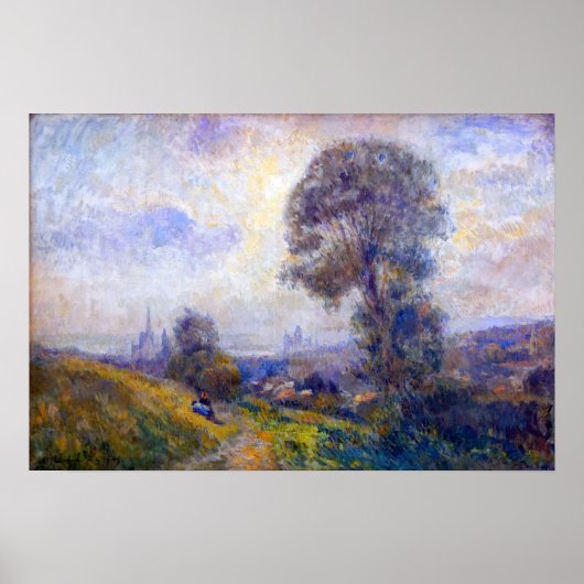 Poster Lebourg - Mont Gargan Rouen (Devant)