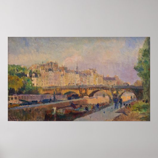 Poster Lebourg - Paris Le Pont Neuf (Devant)
