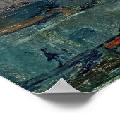 Poster Lebourg - Port De Dieppe 1893 (Coin)