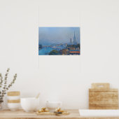 Poster Lebourg - Rouen La Seine Et La Cathédrale (Cuisine)