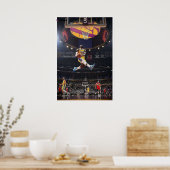 Poster lebron james, nba, basket-ball, roi james, slam du (Cuisine)