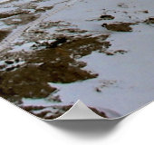 Poster Lech am Arlberg Alpes autrichiennes Autriche Poste (Coin)