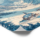 Poster Lech am Arlberg Autriche Illustration Travel Art (Coin)