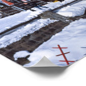 Poster Lech Austria Winter Holiday Card (Coin)