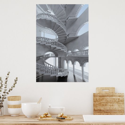 Poster L'échelle (Cuisine)