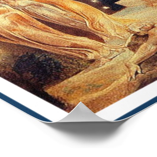 Poster L'échelle de Jacob par William Blake (Coin)