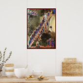 Poster L'échelle de l'icône de l'astre divin (Cuisine)