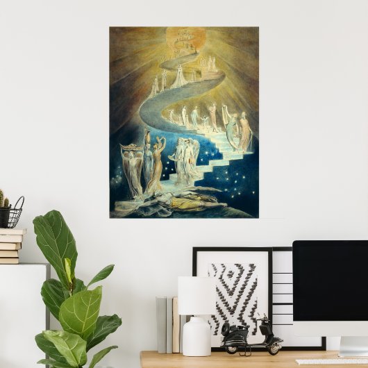 Poster L'échelle de William Blake Jacob (Bureau à domicile)