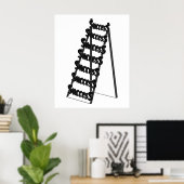 Poster L'échelle du succès (Bureau à domicile)