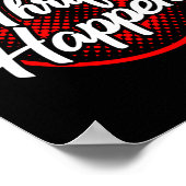 Poster L'Éclairage Se Produit Éclairant (Coin)