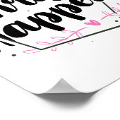 Poster L'Éclairage Se Produit Éclairant (Coin)