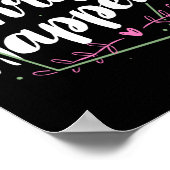 Poster L'Éclairage Se Produit Éclairant (Coin)