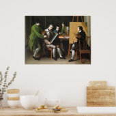 Poster L'école américaine, par Matthew Pratt (Cuisine)