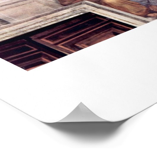 Poster L'École D'Athènes Par Raffael (Coin)